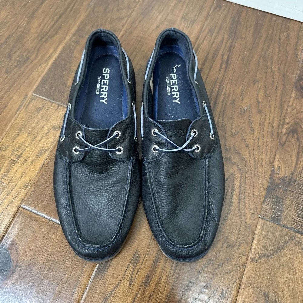 Sperry Top-Sider Original Leather Boat Shoes Preppy Nautical Coastal Men's 12